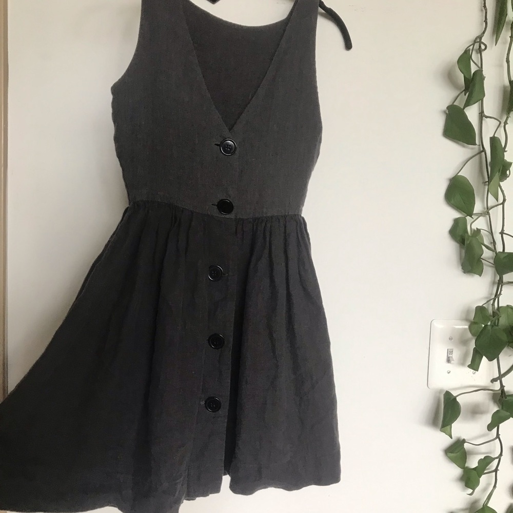 Linen A-line sundress